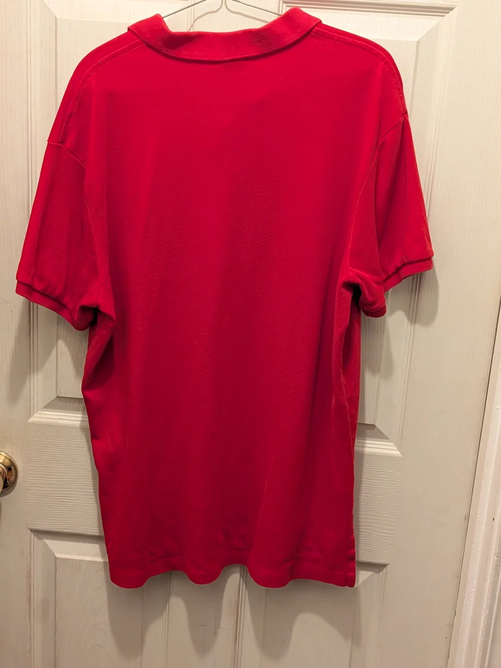 Ralph Lauren Men’s Red Polo with Navy Pony Size Lg